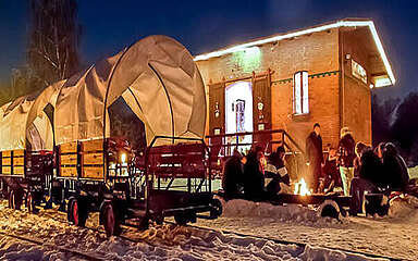 Wintertouren mit der Draisine