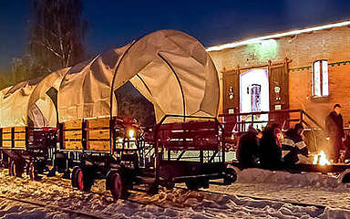 Wintertouren mit der Draisine