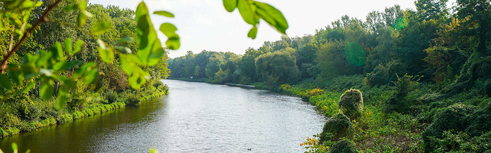 Teltowkanal mit Uferbereich,
        
    

        Foto: Tourismusverband Fläming e.V./Steven Hille