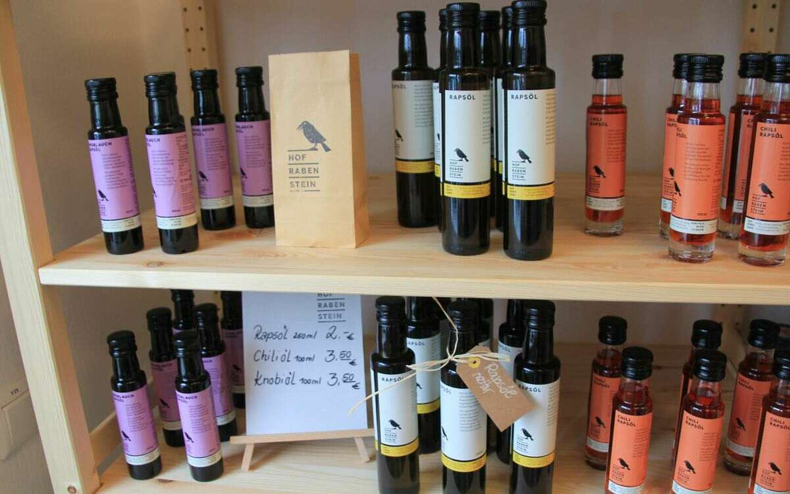Öle vom Hof Rabenstein aus Rädigke