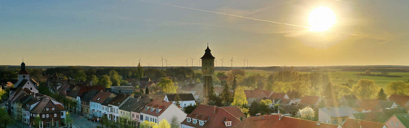 Sonnenuntergang über Treuenbrietzen,
        
    

        Foto: Tourismusverband Fläming e.V./Ivonne Mikowski