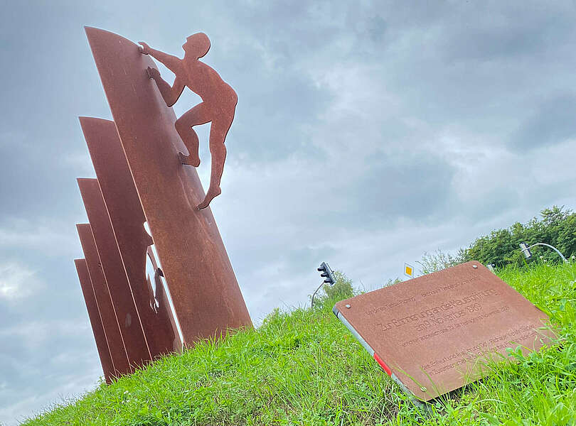 Mauerdenkmal am Mauerweg im Mahlow