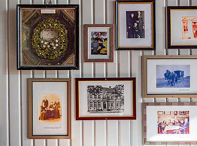 Historische Bilder im Gasthof Moritz in Rädigke