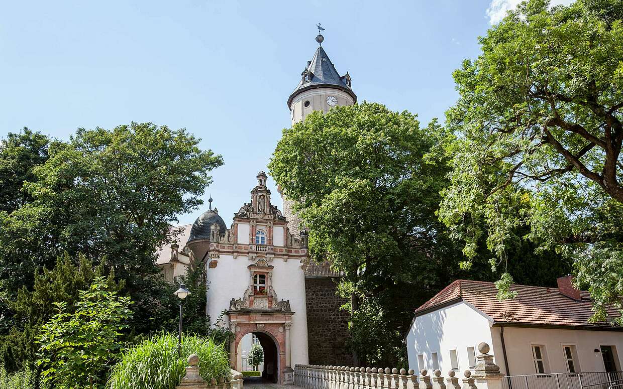 Eingang Schloss Wiesenburg