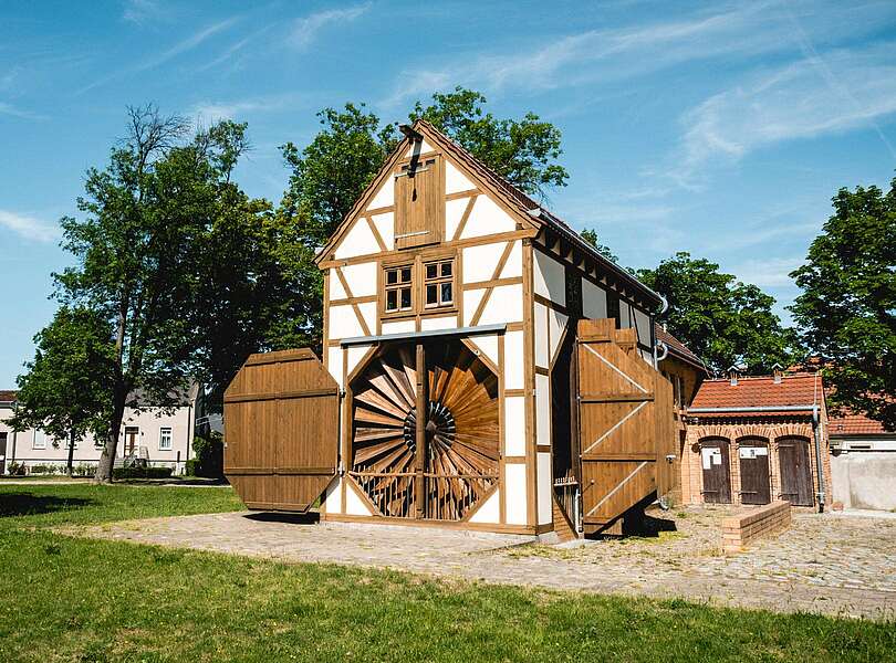 Scheunenwindmühle in Saalow