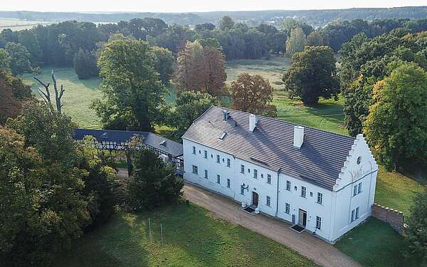 Drohnenaufnahme Schloss Baruth