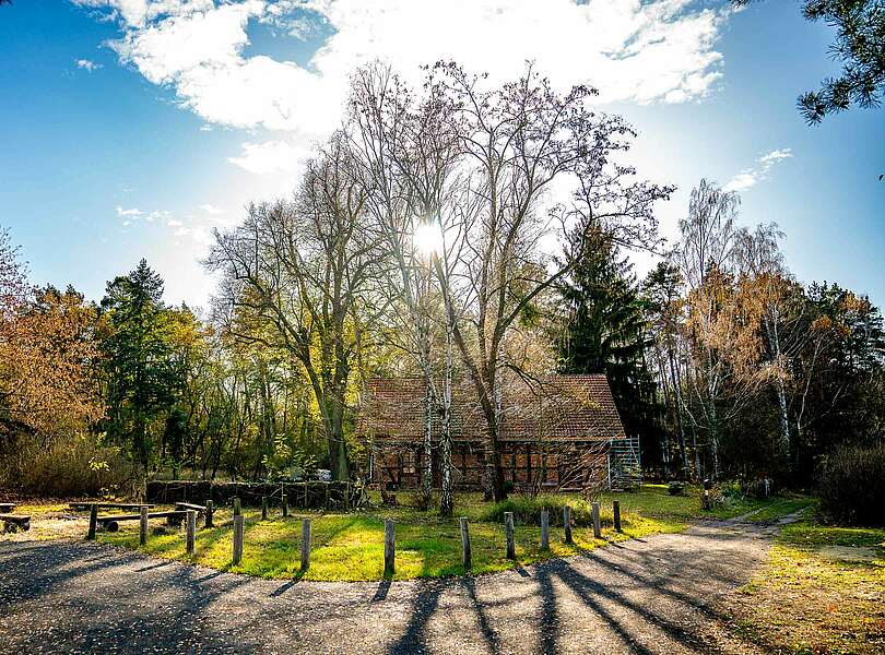 Museumsdorf Glashütte im Herbst