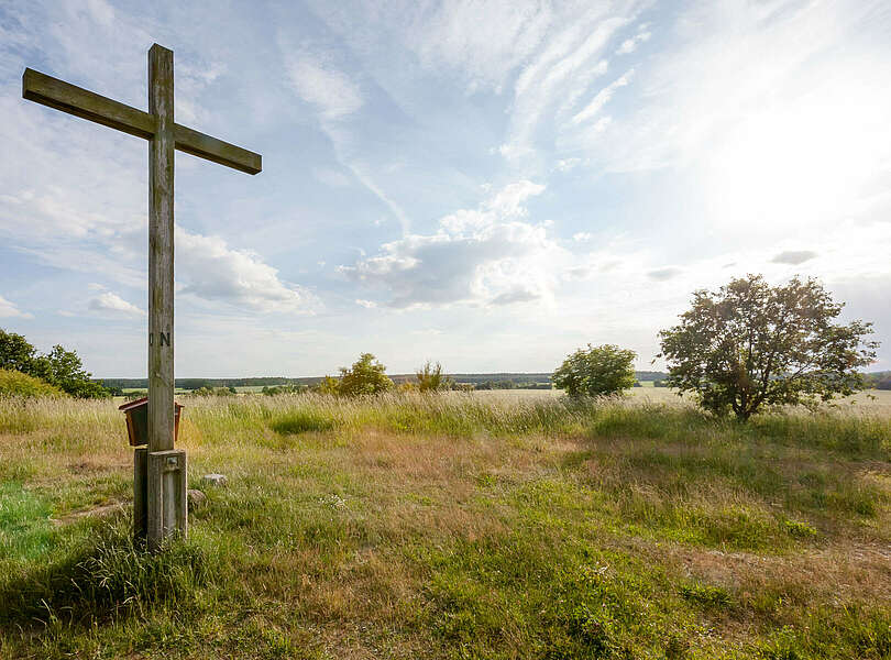 Gipfelkreuz auf dem Hagelberg