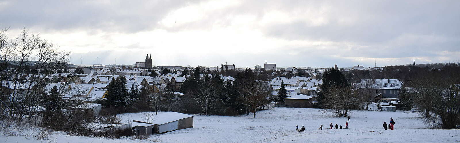 Blick über Jüterbog im Winter,
        
    

        Foto: Stadt Jüterbog/Marlen Seidel