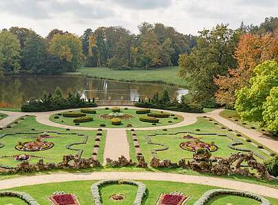 Schlosspark im Herbst - Städteporträt Wiesenburg