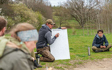 Wildnisschule Hoher Fläming - Paul Wernicke als Kursleiter