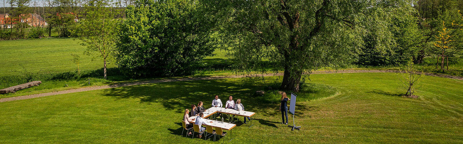 Tagen im Grünen hinter dem Paulinen Hof,
        
    

        Foto: Tourismusverband Fläming e.V./Marcus Vetter