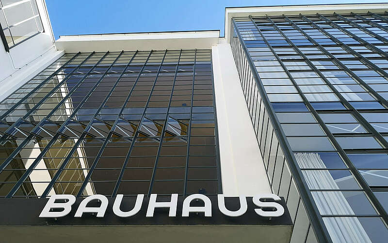 



        
            Bauhaus Dessau,
        
    

        Foto: Tourismusverband Fläming e.V./Catharina Weisser
    