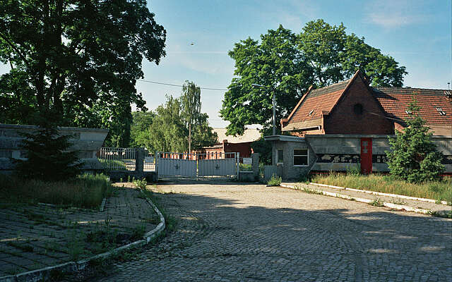 Eingangsbereich russische Kaserne in den 90er Jahren