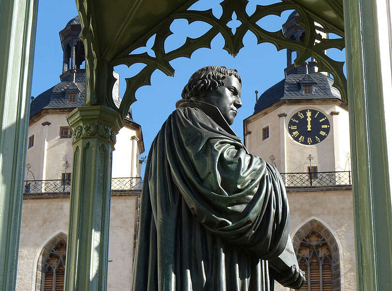 Lutherstatue in Lutherstadt Wittenberg