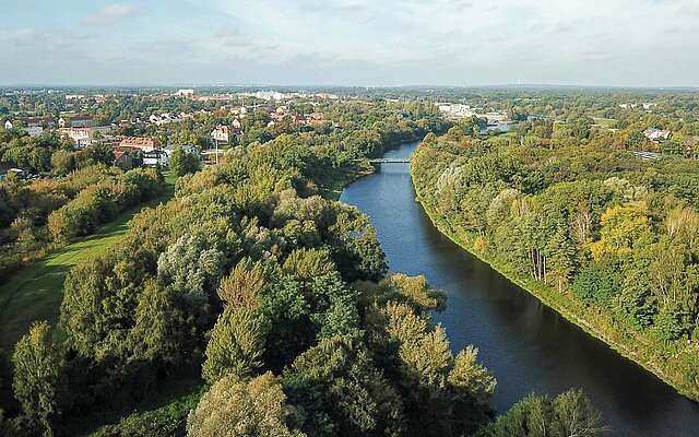 Teltowkanal von oben