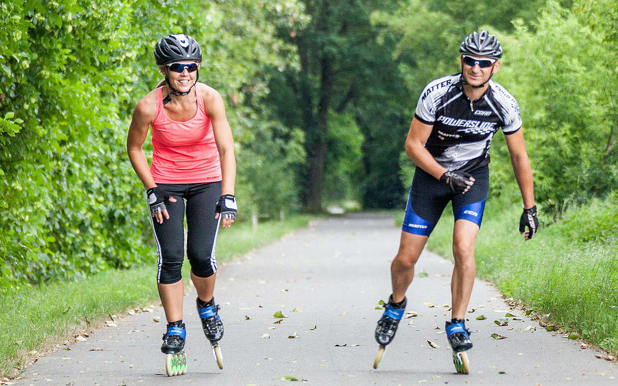 Skater auf der Flaeming-Skate