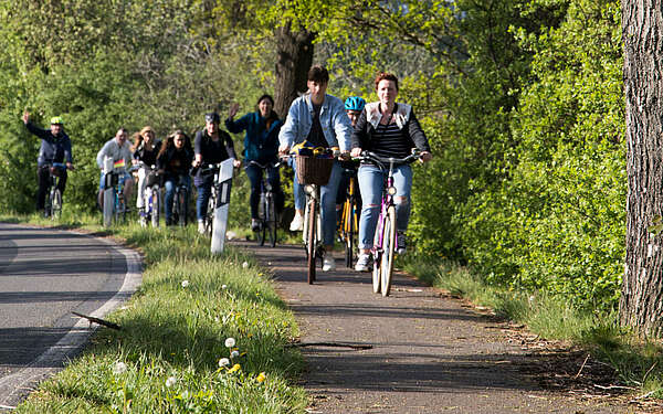 Radfahrer im Fläming