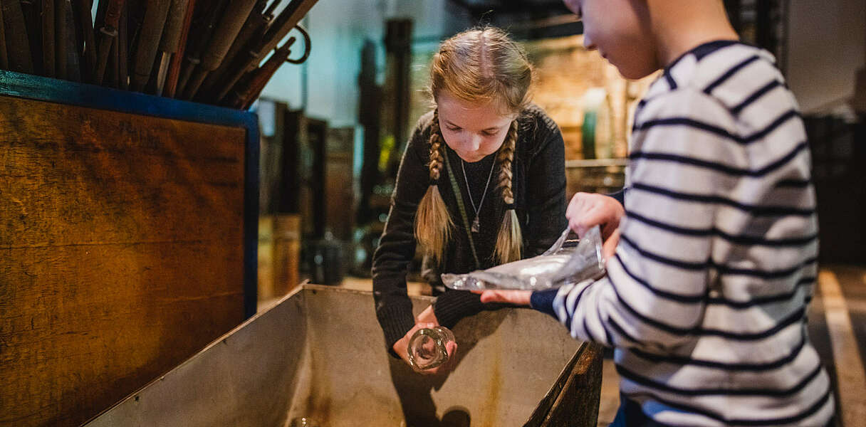 Glasmachen und Glasmuseum - Familienzeit in Glashütte