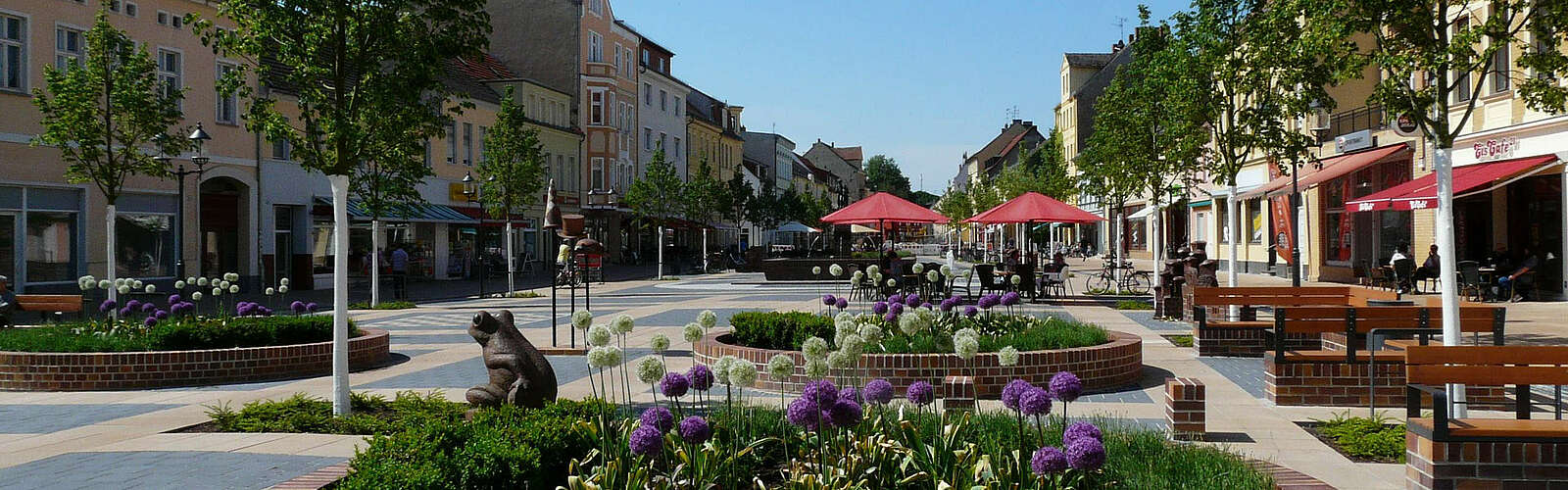 Boulevard in Luckenwalde,
        
    

        Foto: Tourismusverband Fläming e.V./Stadt Luckenwalde