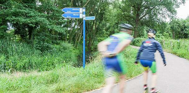 Speedskater auf der Flaeming-Skate