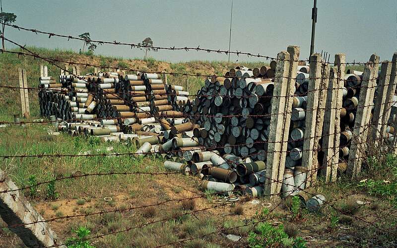 



        
            Ehemalige Munitionsanlage Panzerkaserne Forst Zinna,
        
    

        Foto: TVF Fläming/Markus Hennen
    