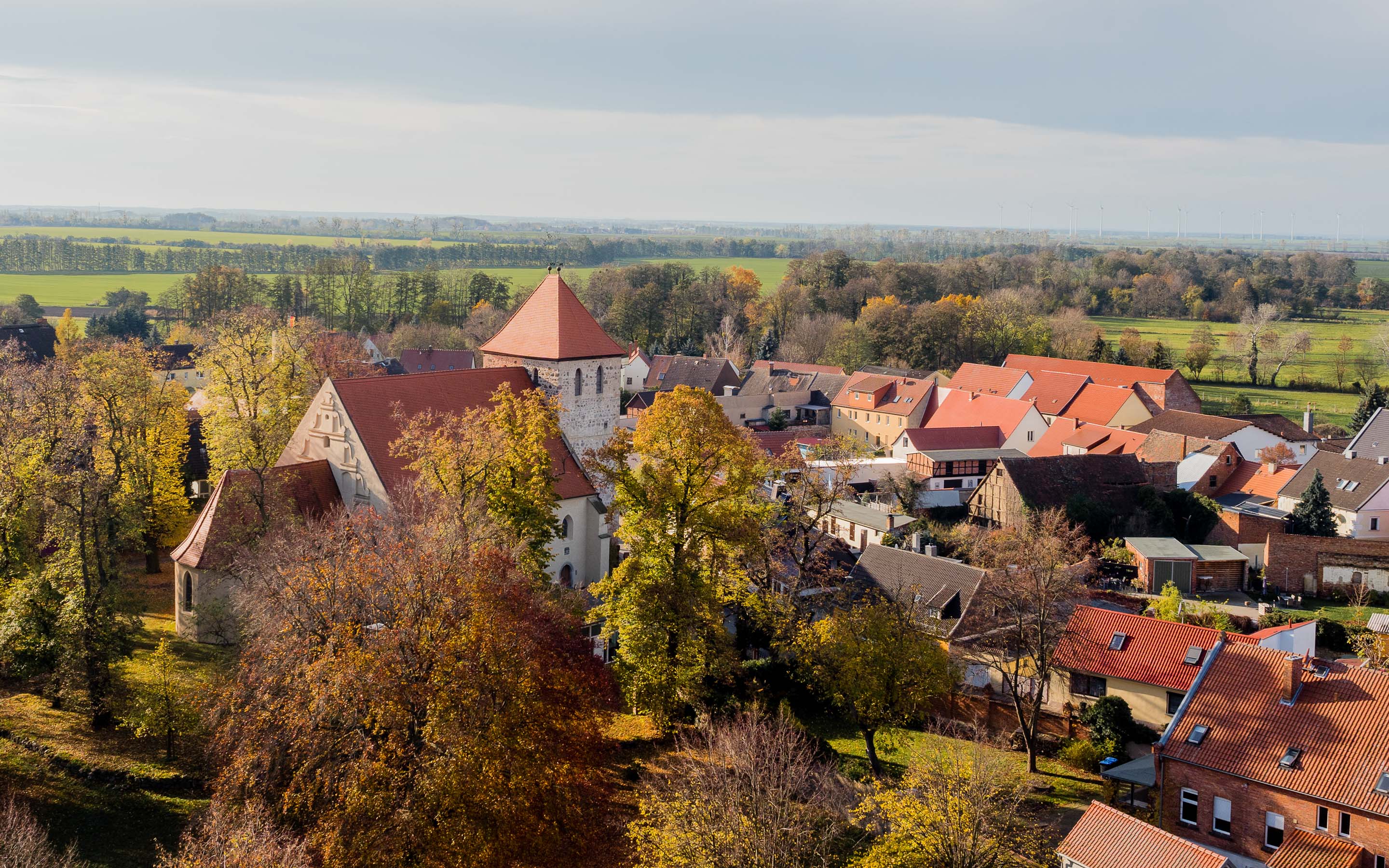 Die Stadt Möckern im Fläming.
