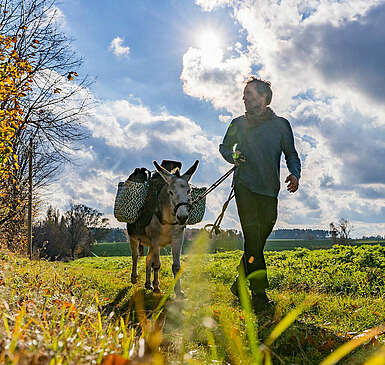 Wandern für die Seele mit den Eselnomaden