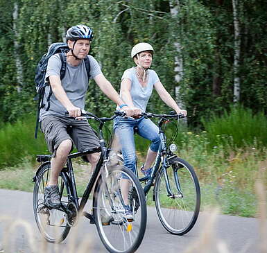 Radfahren auf der Flaeming-Skate