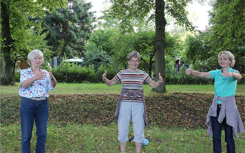 Waldbaden und Gesundheitswandern