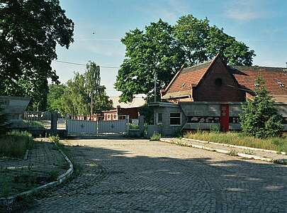 Eingangsbereich russische Kaserne in den 90er Jahren