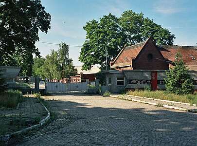 Eingangsbereich russische Kaserne in den 90er Jahren