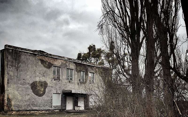 Überreste der russischen Garnison, Friedensstadt Glau