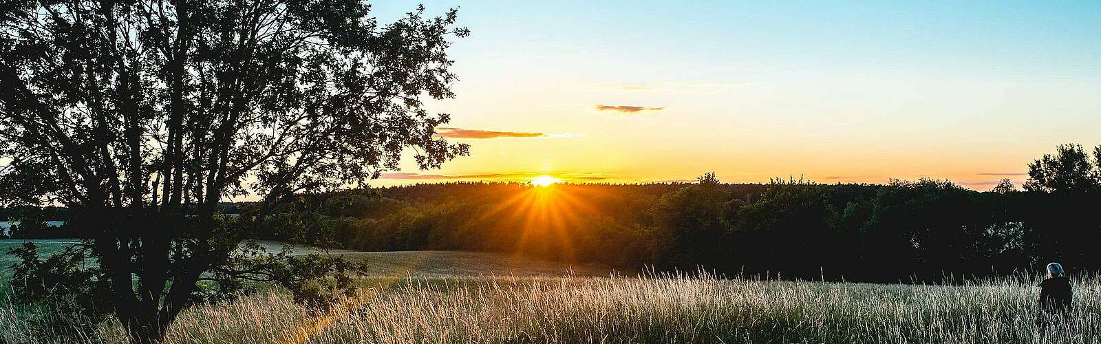 Sonnenuntergang vom Hagelberg,
            
        
                Foto: Tourismusverband Fläming e.V./Antje Wickboldt