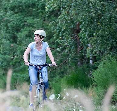 Radfahrer im Fläming