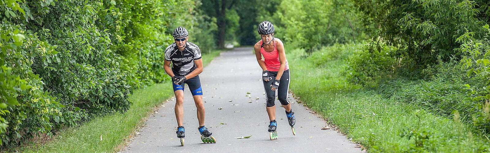 Skater auf der Flaeming-Skate