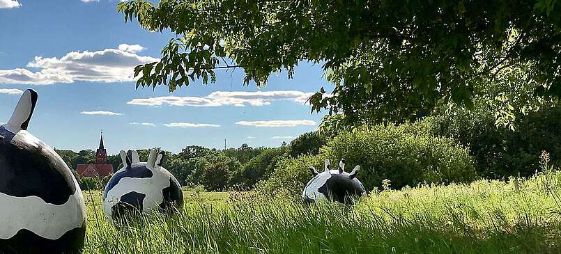 Kunstwerk Ku(h)ieren bei Wiesenburg