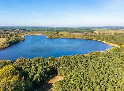 Riebener See, Dorf Rieben bei Beelitz