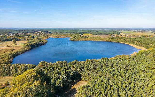 Riebener See, Dorf Rieben bei Beelitz