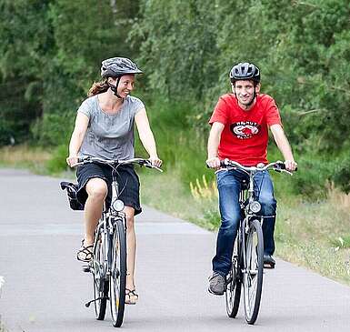 Radfahrer im Fläming