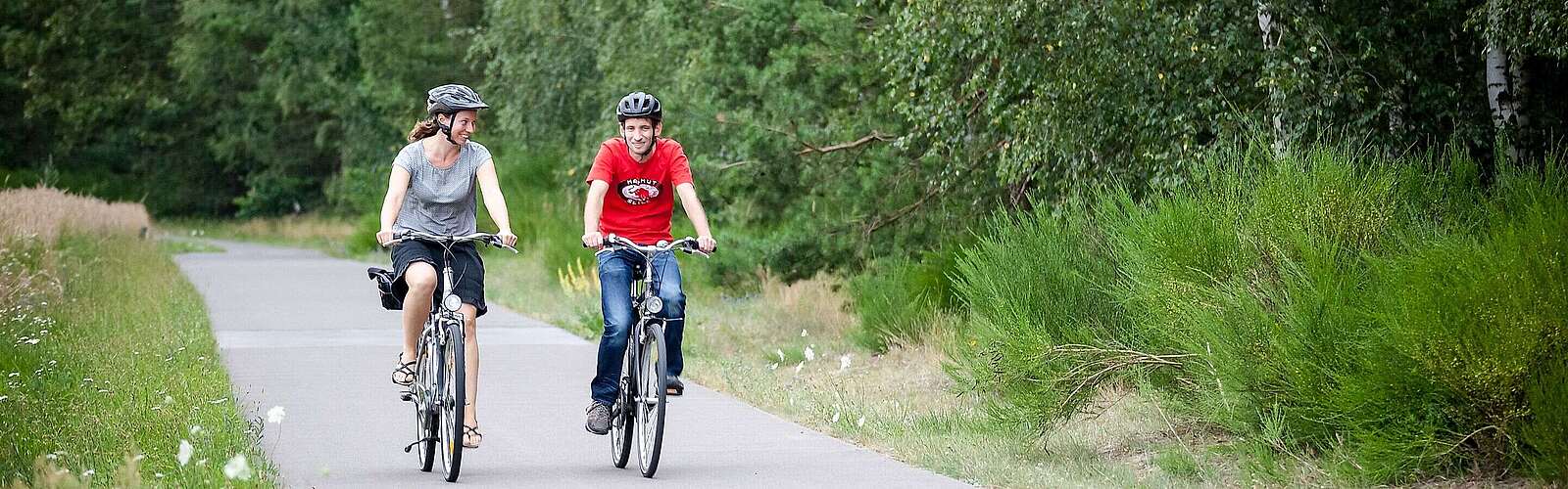 Radfahrer im Fläming