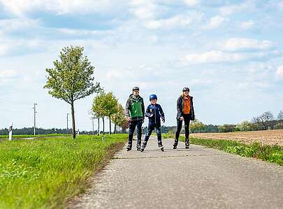 Skatehotel Gutshaus Petkus - Skater unterwegs