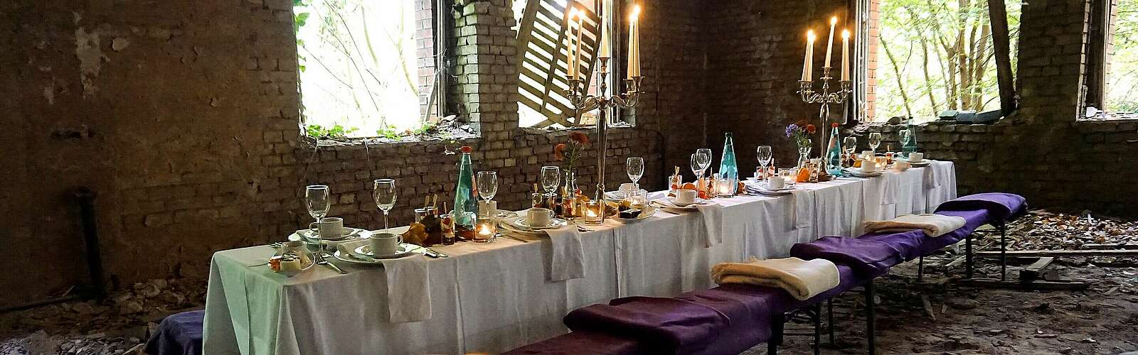 Gedeckte Tafel in Beelitz-Heilstätten,
            
        
                Foto: TMB Tourismus-Marketing Brandenburg GmbH/Fanny Raab