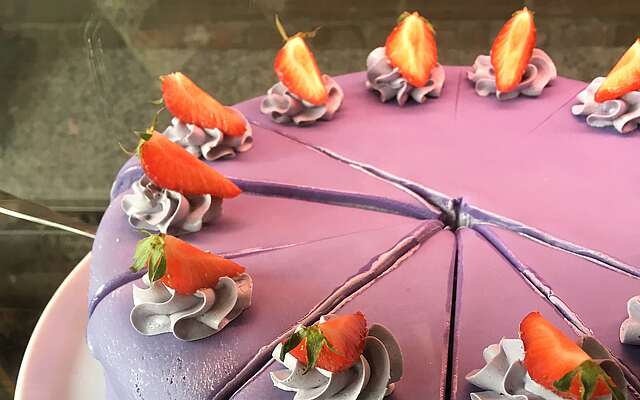 Torte im Restaurant Fliederhof