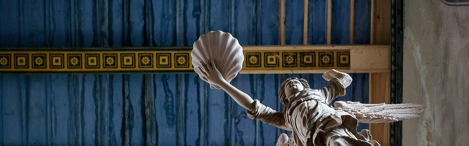 Engel in der Dorfkirche Buckau,
            
        
                Foto: Tourismusverband Fläming e.V./Jedrzej Marzecki