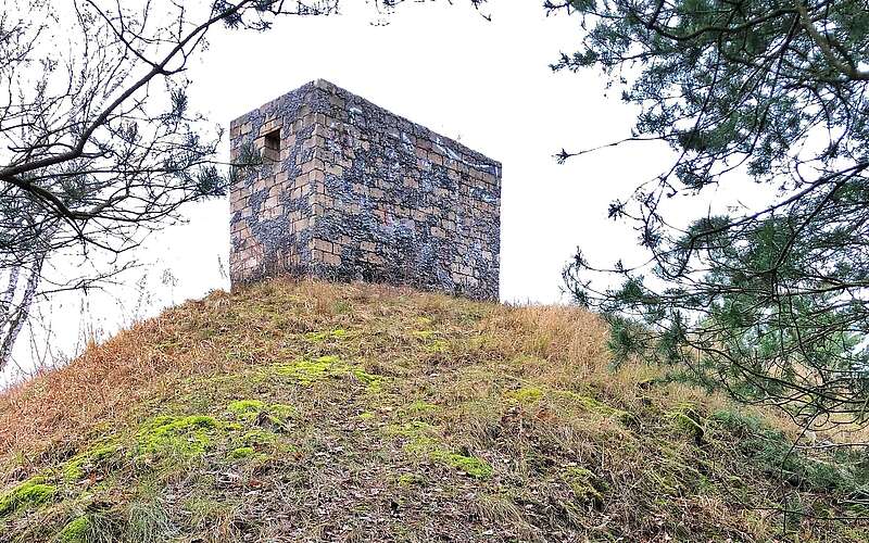 Überreste der russischen Garnison in Glau