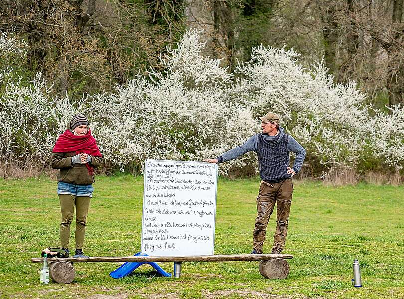 Wildnisschule Hoher Fläming - Paul Wernicke erklärt