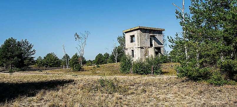 Militärische Überreste auf den Stiftungsflächen in Jüterbog