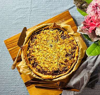 Teltower Rübchen in Blätterteig mit Feigen & Fetakäse