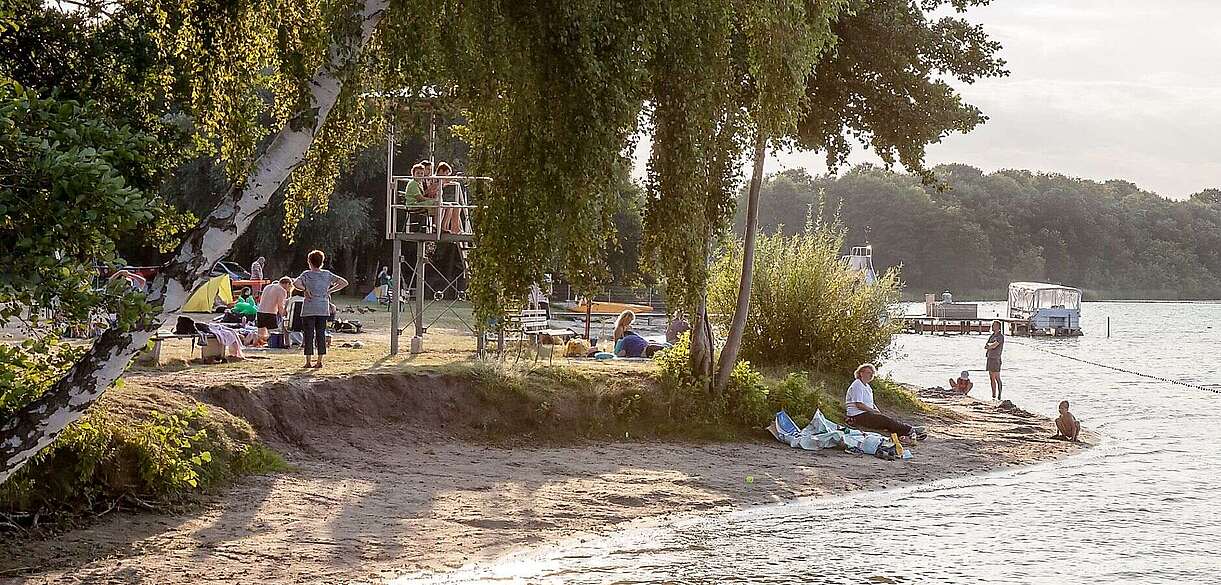 Schlauchbootfahren in Kallinchen